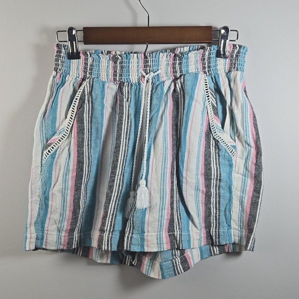 Briggs Linen Stripped Shorts